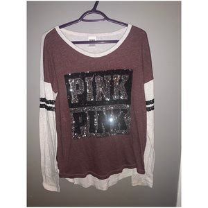 PINK Tops - PINK Sequence Long sleeve PINK Tops - PINK Sequence Long sleeve